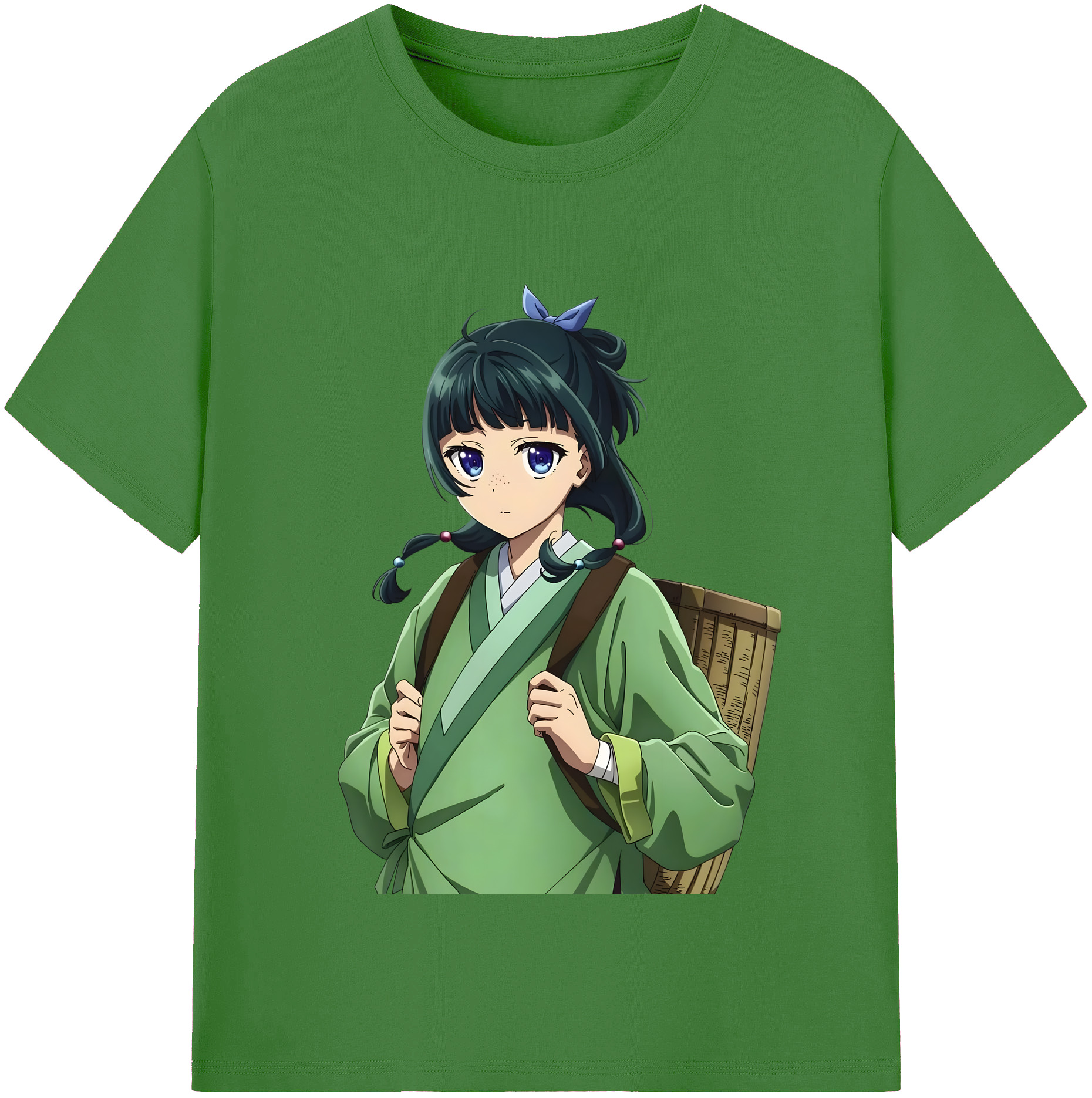 （画像用） 薬屋のひとりごと The Apothecary Diaries レディースカジュアルプリントTシャツ（綿100％）